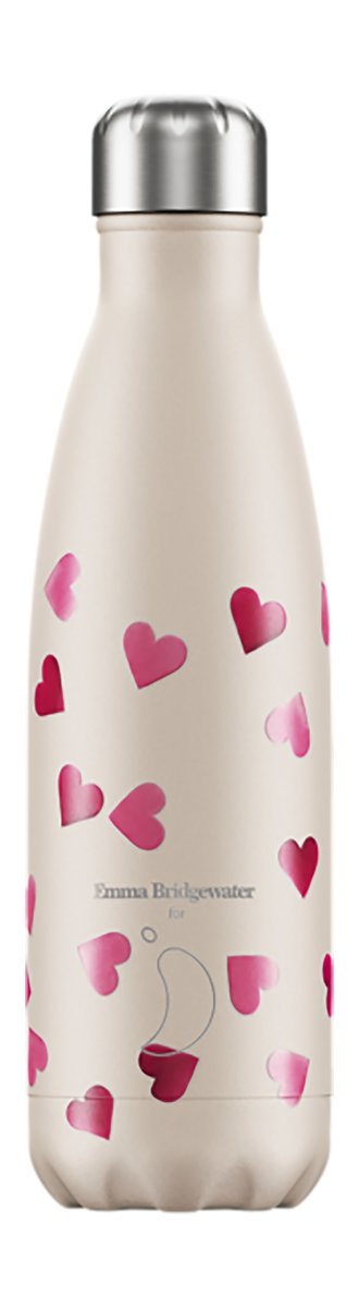 Chillys 500 ml fles Emma Bridgewater Pink Hearts 500 ml